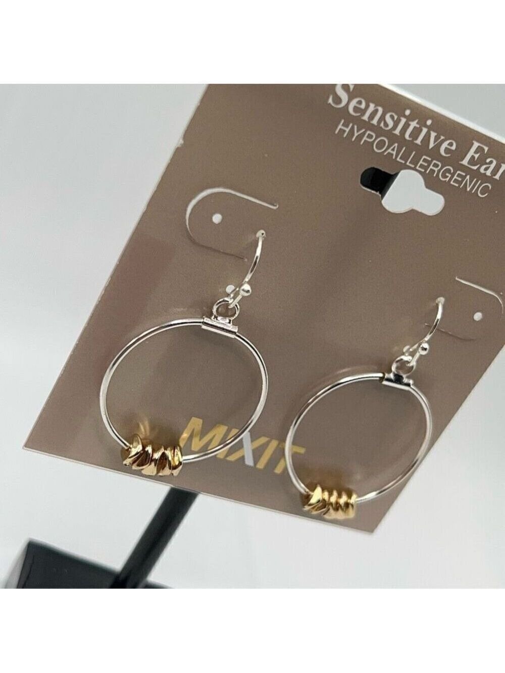 Mix It Silver Gold Dangle Earrings